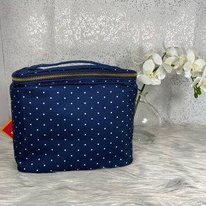 🆕 Kate Spade Larabee Dot Navy Lunch Tote Bag
